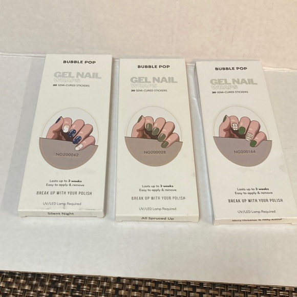 Accessories - Bubble Pop Gel Nail Stickers Set